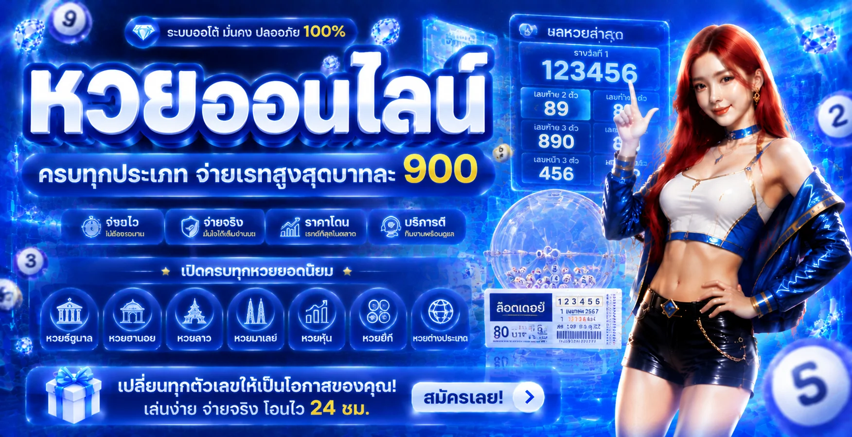 หน้าหวยออนไลน์ รวมหวยรัฐบาล หวยยี่กี หวยหุ้น หวยต่างประเทศ